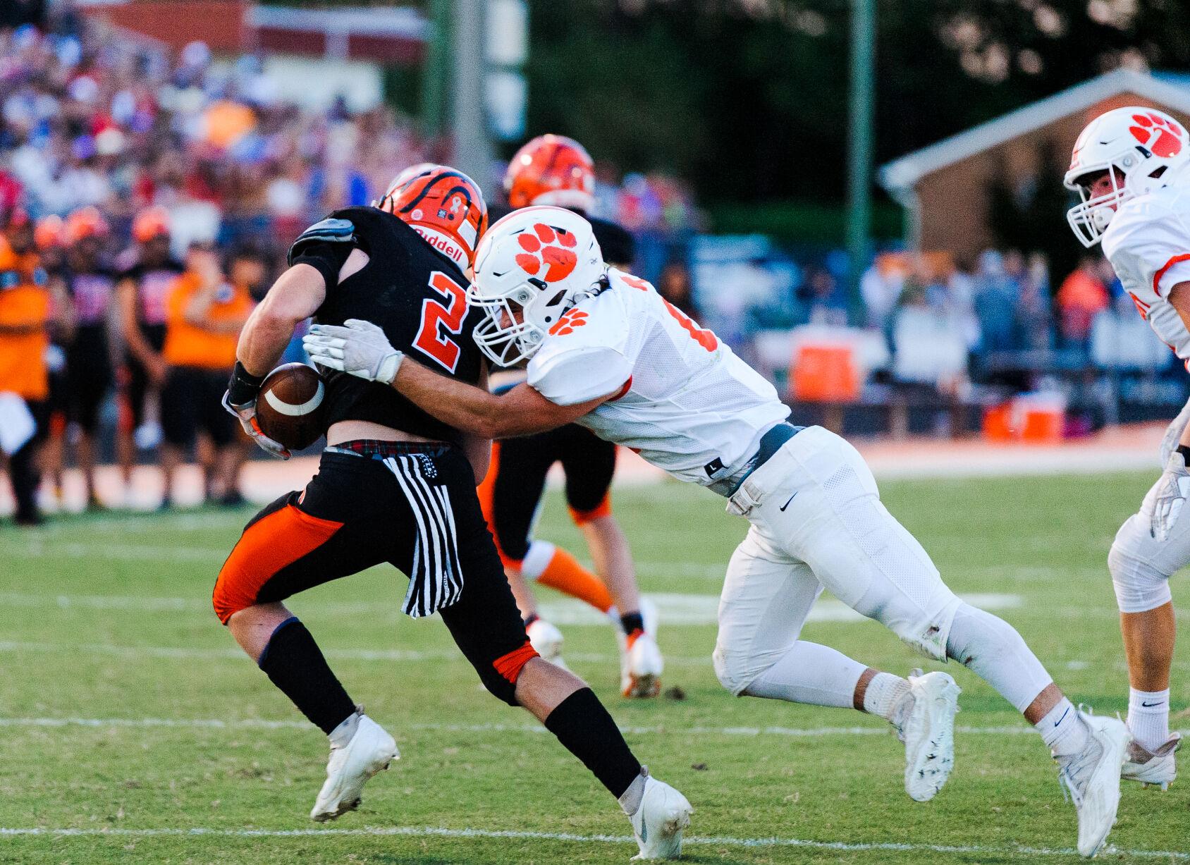 football_Brentsville vs Kettle Run-3_KRHS Peyton Mehaffey tackles BDHS Bryce Jackson_20210910.jpg